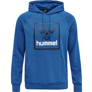 Hummel Sportovní mikina modrá / černá / bílá