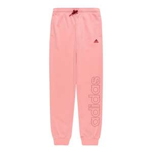 ADIDAS SPORTSWEAR Sportovní kalhoty  světle růžová / tmavě červená