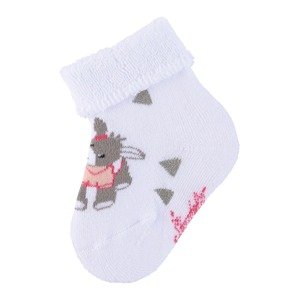 STERNTALER Ponožky 'Emmi'  šedá / růžová / pitaya / bílá