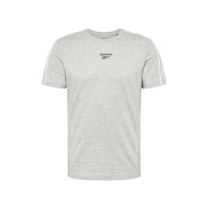 Reebok Sport Funkční tričko  světle šedá / černá / bílá