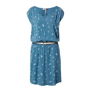 Ragwear Letní šaty 'CAROLINA'  kouřově modrá / bílá