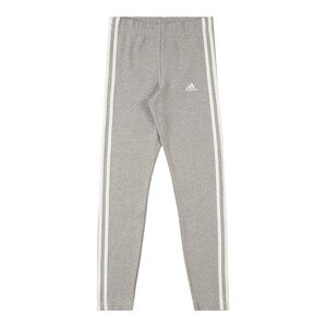 ADIDAS SPORTSWEAR Sportovní kalhoty šedý melír / bílá