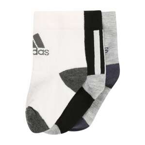 ADIDAS PERFORMANCE Sportovní ponožky světle šedá / tmavě šedá / černá / bílá