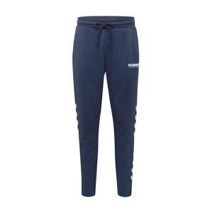 Hummel Sportovní kalhoty 'Legacy'  marine modrá / bílá