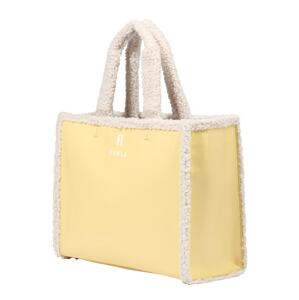 FURLA Nákupní taška  světle žlutá / barva bílé vlny