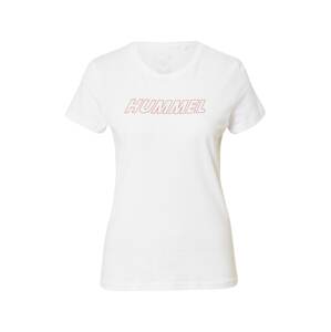 Hummel Funkční tričko korálová / bílá