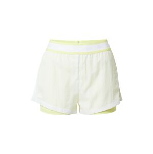 Lacoste Sport Sportovní kalhoty  světle žlutá / bílá