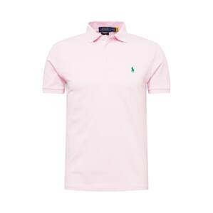 Polo Ralph Lauren Tričko  zelená / světle růžová