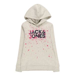 Jack & Jones Junior Mikina 'NEW SPLASH'  režná / pink / černá