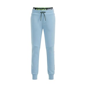 WE Fashion Kalhoty  námořnická modř / světlemodrá / svítivě zelená / bílá
