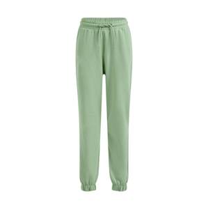 WE Fashion Kalhoty  pastelově zelená