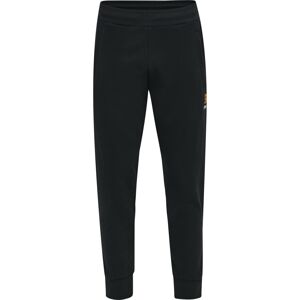 Hummel Sportovní kalhoty 'Liam' světle šedá / oranžová / černá