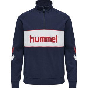 Hummel Sportovní mikina 'Durban' námořnická modř / červená / bílá