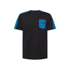 UNDER ARMOUR Funkční tričko nebeská modř / černá