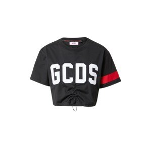 GCDS Tričko  červená / černá / bílá