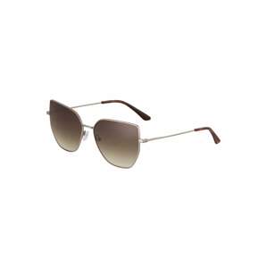 Calvin Klein Sluneční brýle 'CK21129S'  hnědá / stříbrná