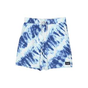 Abercrombie & Fitch Plavecké šortky modrá / světlemodrá / bílá