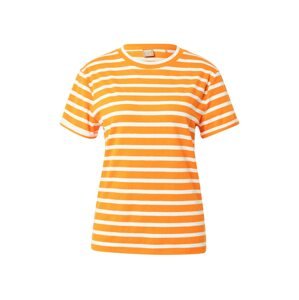 BOSS Orange Tričko 'Espring1'  oranžová / bílá