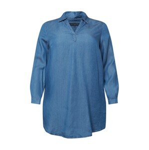 ONLY Carmakoma Košilové šaty 'JEMMA' modrá džínovina