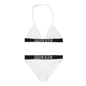 Calvin Klein Swimwear Bikiny světle šedá / černá / bílá