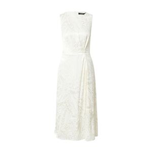 Lauren Ralph Lauren Koktejlové šaty 'DANIELLE' stříbrná / bílá