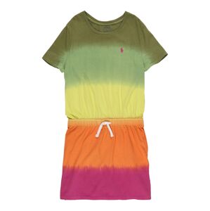 Polo Ralph Lauren Šaty  světle zelená / tmavě zelená / fialová / oranžová / jasně oranžová