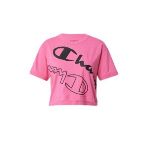Champion Authentic Athletic Apparel Tričko  světle růžová / černá