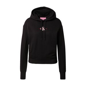 Calvin Klein Jeans Mikina pink / černá / bílá