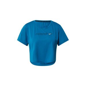 NIKE Funkční tričko  nebeská modř / černá / bílá