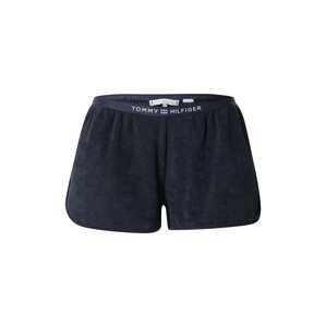 Tommy Hilfiger Underwear Pyžamové kalhoty 'TERRY' marine modrá / bílá