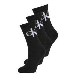 Calvin Klein Underwear Ponožky  tmavě šedá / černá / bílá