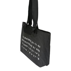 AllSaints Nákupní taška  černá / bílá