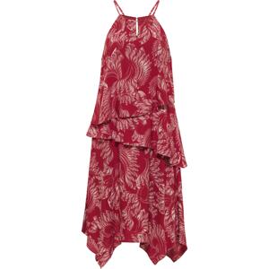 faina Letní šaty červená / přírodní bílá