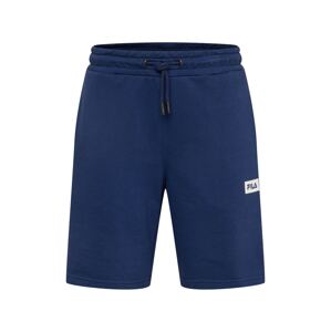 FILA Sportovní kalhoty  marine modrá / bílá