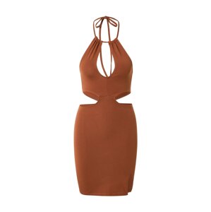 NEON & NYLON Letní šaty  karamelová