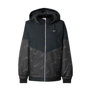 Nike Sportswear Přechodná bunda  šedá / tmavě šedá / černá / bílá