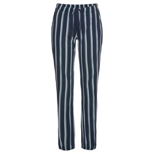 VIVANCE Pyžamové kalhoty kouřově modrá / kobaltová modř / bílá