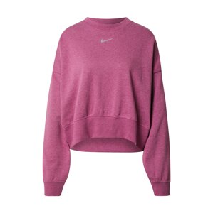 Nike Sportswear Mikina pitaya / stříbrná