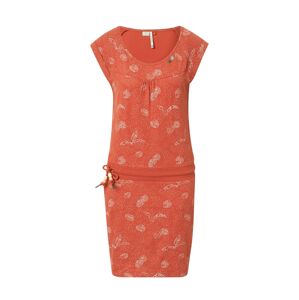 Ragwear Letní šaty 'PENELOPE'  oranžově červená / bílá