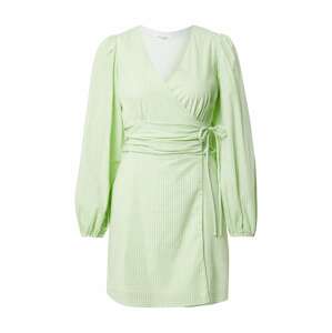 The Frolic Košilové šaty 'CASSANDRA' světle zelená / bílá