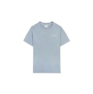 Scalpers Tričko  kouřově modrá / azurová / bílá