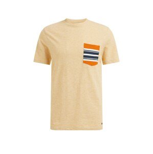 WE Fashion Tričko  námořnická modř / šafrán / tmavě oranžová / bílá