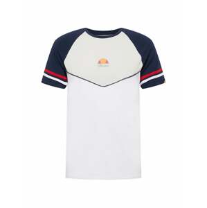 ELLESSE Funkční tričko 'Mancina'  tmavě modrá / oranžová / červená / stříbrná / bílá