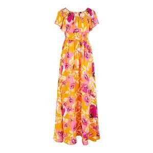Y.A.S Letní šaty 'Zoe'  světle žlutá / oranžová / pink / eosin