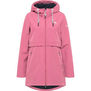 Schmuddelwedda Funkční kabát světle šedá / pastelově růžová