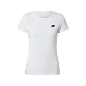 4F Funkční tričko  černá / bílá