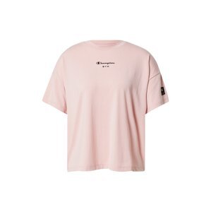Champion Authentic Athletic Apparel Funkční tričko světle růžová / černá / bílá