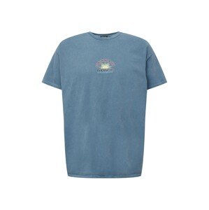 BDG Urban Outfitters Tričko  kouřově modrá / nebeská modř / světle žlutá / jedle / růže