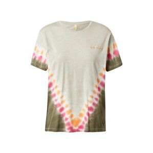 Key Largo Tričko 'REASON'  khaki / mátová / oranžová / pink / bílá