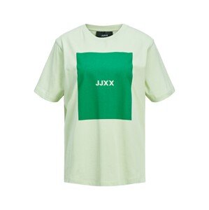 JJXX Tričko 'Amber'  zelená / pastelově zelená